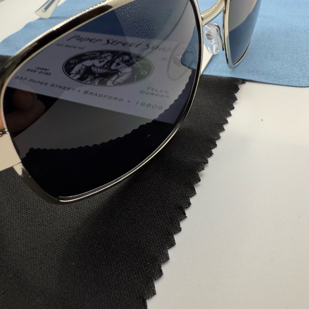 PSS Paper Street Shades Tyler Durden Fight Club NEW Oliver Peoples 523 Brad Pitt - Picture 12 of 16